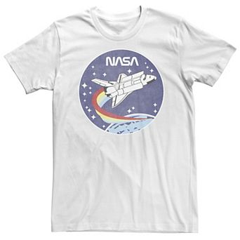 Big & Tall NASA Shuttle Launch Orbit Circle Patch Tee