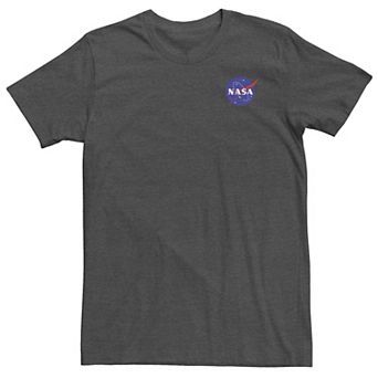 Big & Tall NASA Full Blue Logo Tee