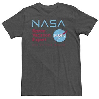Big & Tall NASA "Space Vacation Expert" Tee