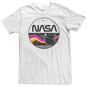 Big & Tall NASA Tonal Retro Circle Portrait Tee