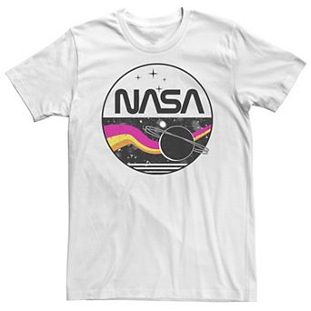Big & Tall NASA Tonal Retro Circle Portrait Tee