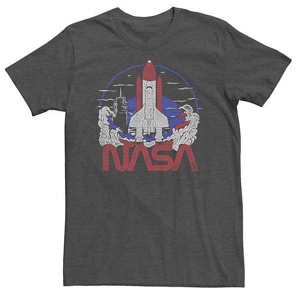 Big & Tall NASA Space Shuttle Lift Off Logo Tee