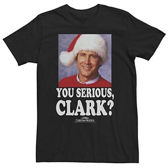 Big & Tall National Lampoon's Christmas Vacation "You Serious, Clark?" Photo Tee