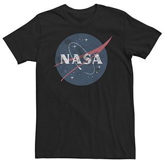 Big & Tall NASA Pastel Blue Logo Tee
