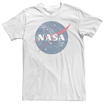 Big & Tall NASA Pastel Blue Logo Tee