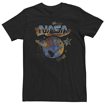 Big & Tall NASA Chalk Sketch Portrait Tee
