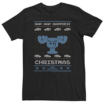 Big & Tall National Lampoon's Christmas Vacation Hap Hap Happiest Ugly Tee