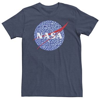 Big & Tall NASA Cheetah Print Logo Tee