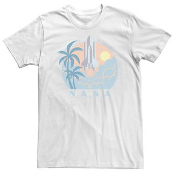 Big & Tall NASA Beach Launch Logo Tee
