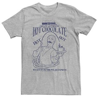 Big & Tall The Polar Express Creamy Authentic Hot Chocolate Tee