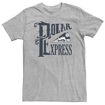 Big & Tall Polar Express Text Logo Tee
