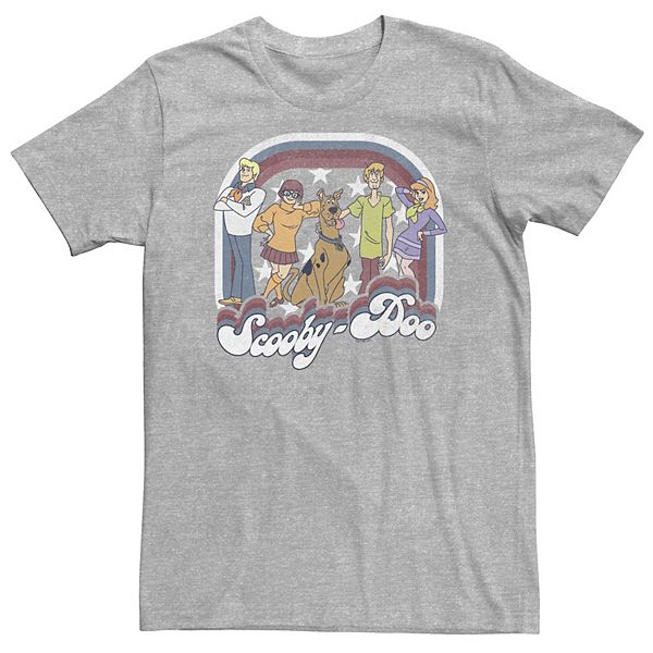 Big & Tall Scooby-Doo Group Shot Fourth Of July Stars And Stripes Tee