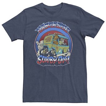 Big & Tall Scooby-Doo Mystery Machine Circle Portrait Tee