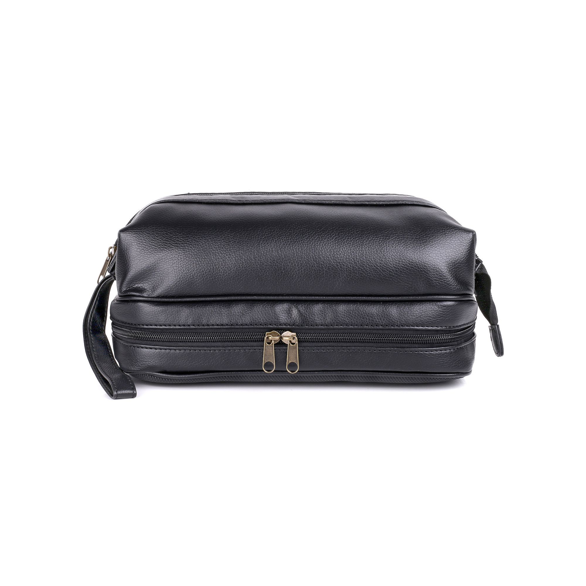 Mens Dopp Jumbo Framed Travel Kit with Bottles & Toothbrush Holder, Black