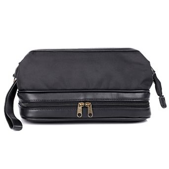 Men's Dopp Super Travel Kit with Manicure Set, Bottles, & Toothbrush Holder