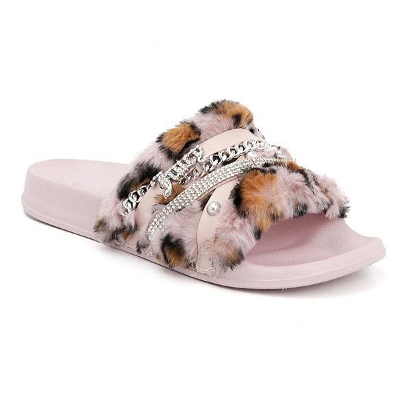 Women's Furry XOXO Slide