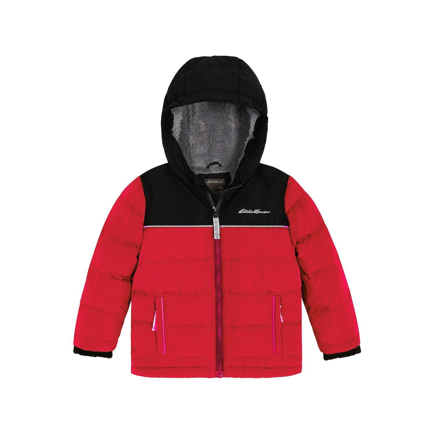 eddie bauer red down jacket