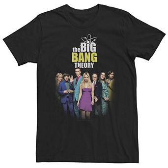 Big & Tall The Big Bang Theory Group Shot Fade Tee