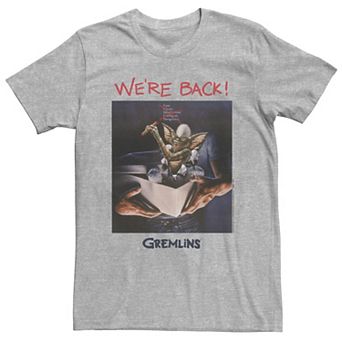 Big & Tall Gremlins We're Back Poster Tee