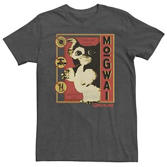 Big & Tall Gremlins Mogwai Three Rules Poster Tee