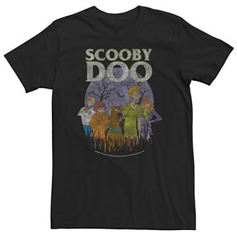 Big & Tall Scooby-Doo Halloween Distressed Portrait Tee