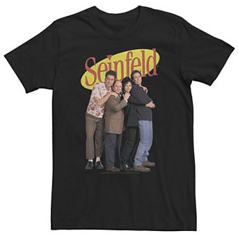 Big & Tall Seinfeld Distressed Group Cast Logo Tee