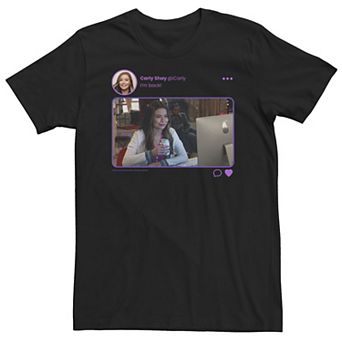 Big & Tall iCarly Interesting Twitter Carly Tee