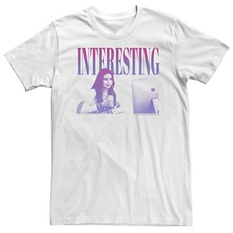 Big & Tall iCarly Interesting Future Carly Purple Print Text Tee