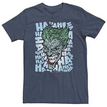 Big & Tall DC Comics Batman Joker Text Fill Tee