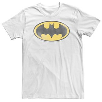 Big & Tall DC Comics Batman Chest Symbol Faded Tee
