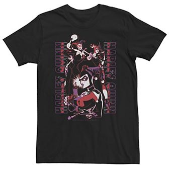 Big & Tall DC Comics Batman Harley Tripple Threat Tee