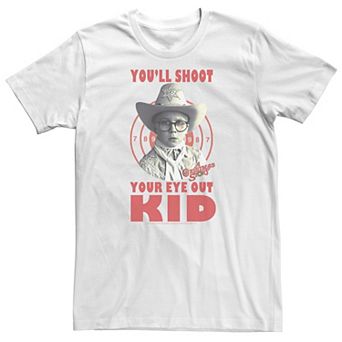 Big & Tall A Christmas Story Ralphie You'll Shoot Your Eye Out Kid Tee