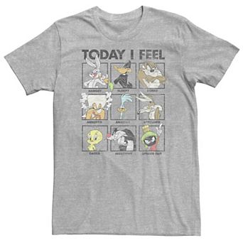 Big & Tall Looney Tunes "Today I Feel" Tee