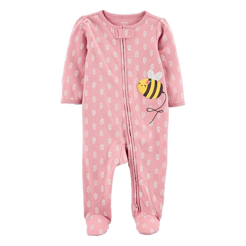 Baby Girl Carters Bumble Bee Sleep & Play, Infant Girls, Size: 6 Months, 