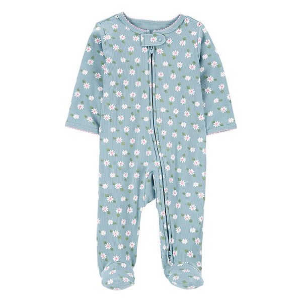 Baby Girl Carter's Floral Thermal Sleep & Play