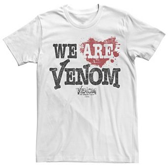 Big & Tall Marvel Venom: Let There Be Carnage We Are Venom Text Tee
