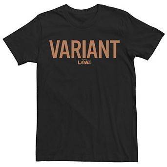 Big & Tall Marvel Loki Variant Simple Text Tee