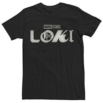 Big & Tall Marvel Loki Bold Logo Tee