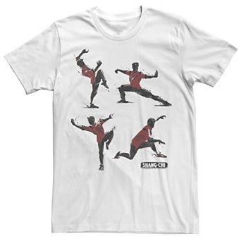 Big & Tall Marvel Shang-Chi Karate Poses Tee