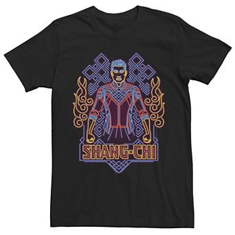 Big & Tall Marvel Shang-Chi Neon Outline Tee