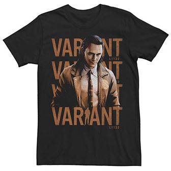Big & Tall Marvel Loki Variant Word Stack Tee