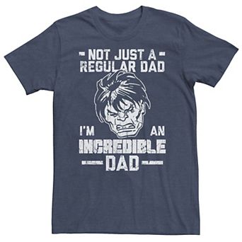 Big & Tall Marvel Hulk Father's Day "I'm An Incredible Dad" Tee