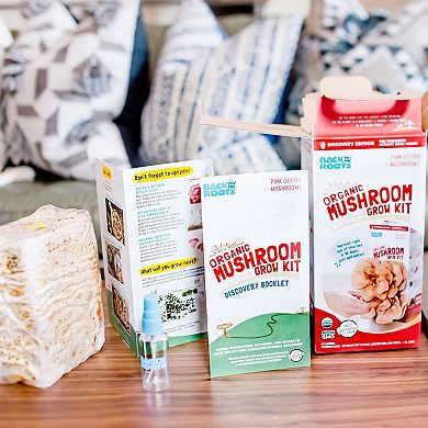BACK TO THE ROOTS Organic Pink Oyster Mushroom Grow Kit