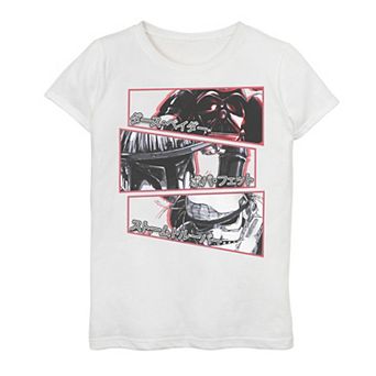 Girls 7-16 Star Wars Visions Stacked Panel Poster Graphic Tee