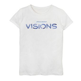 Girls 7-16 Star Wars Visions Title Logo Graphic Tee