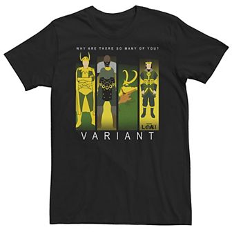 Big & Tall Marvel Loki Variant Panel Poster Tee