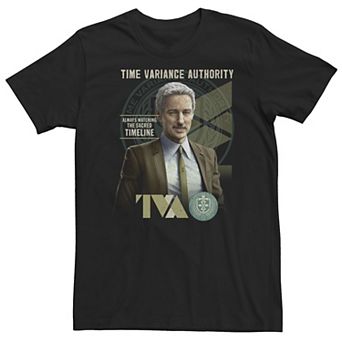 Big & Tall Marvel Loki Mobius Magazine Cover Tee