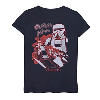 Girls 7-16 Star Wars Visions Stormtrooper Ride Graphic Tee