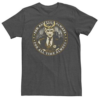 Big & Tall Marvel Loki For President Logo Tee
