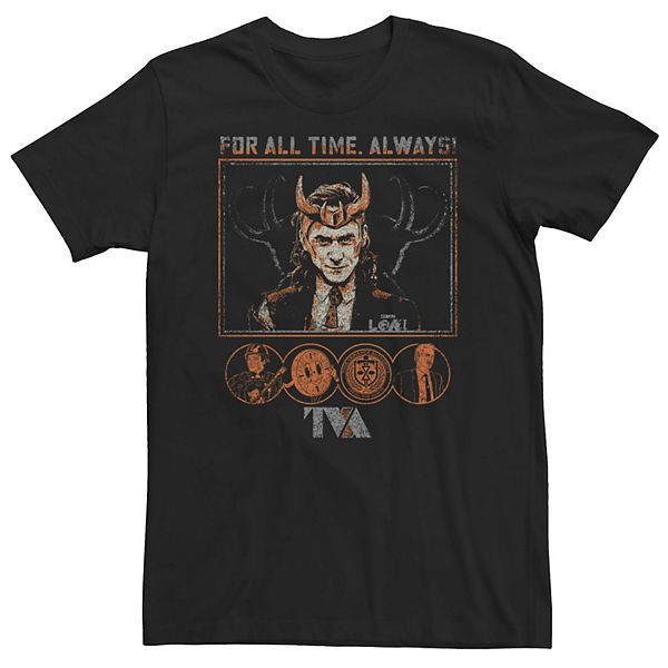 Big & Tall Marvel Loki Mischievously Contained Tee